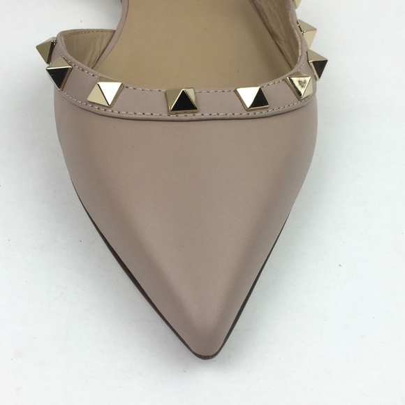 VALENTINO Rockstud Slingback Ballerina Fla… - Picture 12 of 14